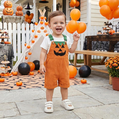 Halloween Overalls with Pockets