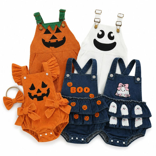 Halloween Overalls with Pockets