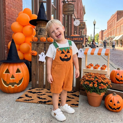 Halloween Overalls with Pockets