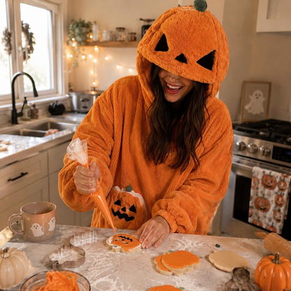 Pumpkin Onesie Pajamas