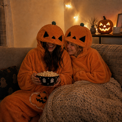 Pumpkin Onesie Pajamas