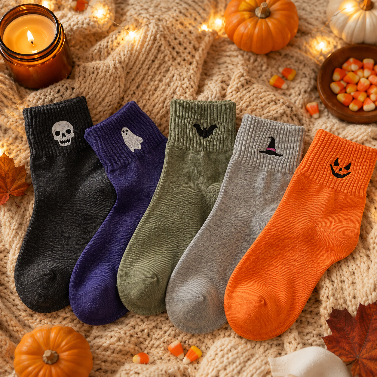 Halloween Crew Socks