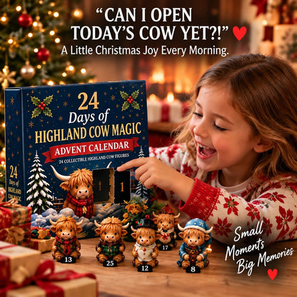 24-Day Highland Cow Advent Calendar
