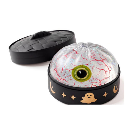 Eyeball dumpling squishy in steamer-style storage case