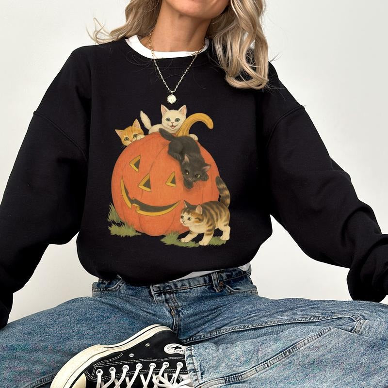 Vintage Cat Crewneck
