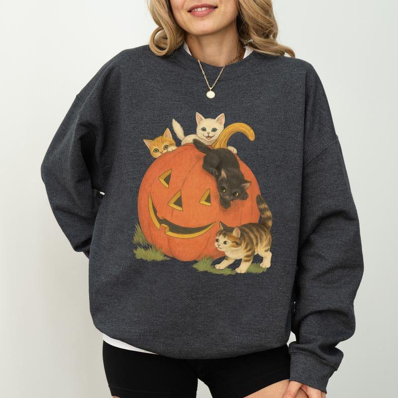 Vintage Cat Crewneck