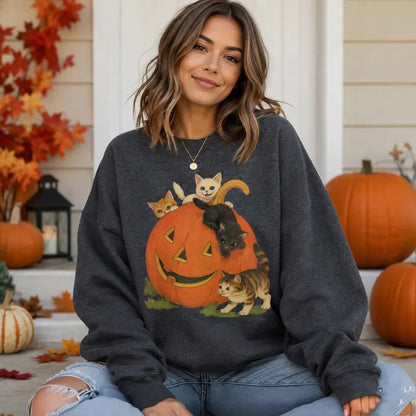 Vintage Cat Crewneck