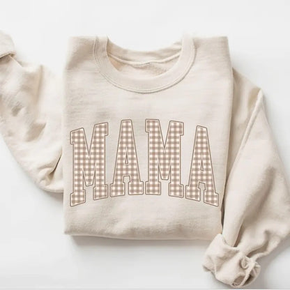 Gingham Mama Sweatshirt